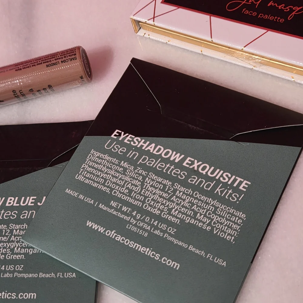 Midnight Masquerade Palette with OFRA Eyeshadows And NYX Lip Cream